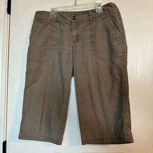 Patagonia Capri Pants Womens Size 8 Organic Cotton/ Brown